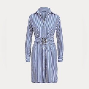 Polo Ralph Lauren Belted Poplin Shirtdress (NWT)